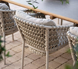 Ocean Stacking Woven Dining Armchair