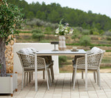 Ocean Stacking Woven Dining Armchair