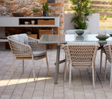 Ocean Stacking Woven Dining Armchair