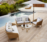 Ocean Large Lounge Chair Cushion Set