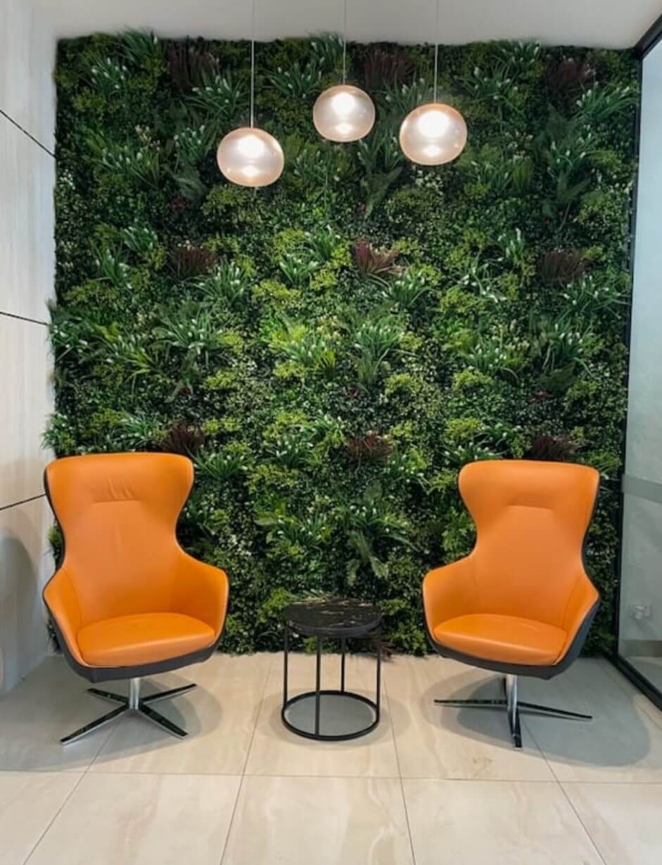 Designer Plants USA U-Luxury Lush Spring Artificial Vertical Wall 40x40 Commercial Grade
