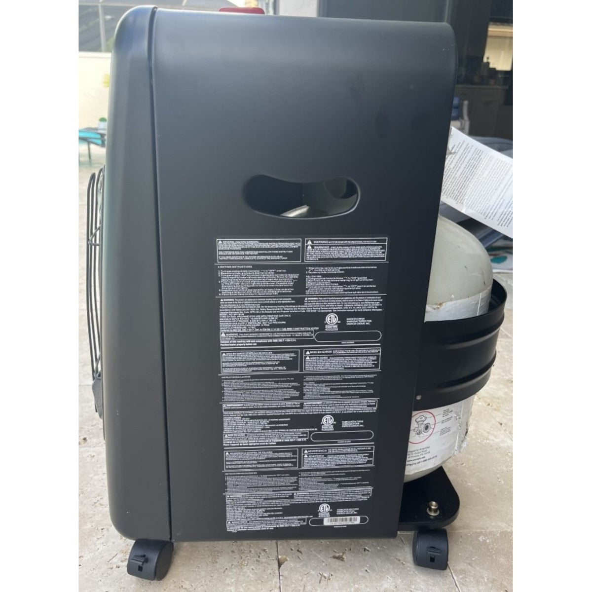 Riverstone Outdoor Patio Portable Propane Radiant Heater 18,000 BTU