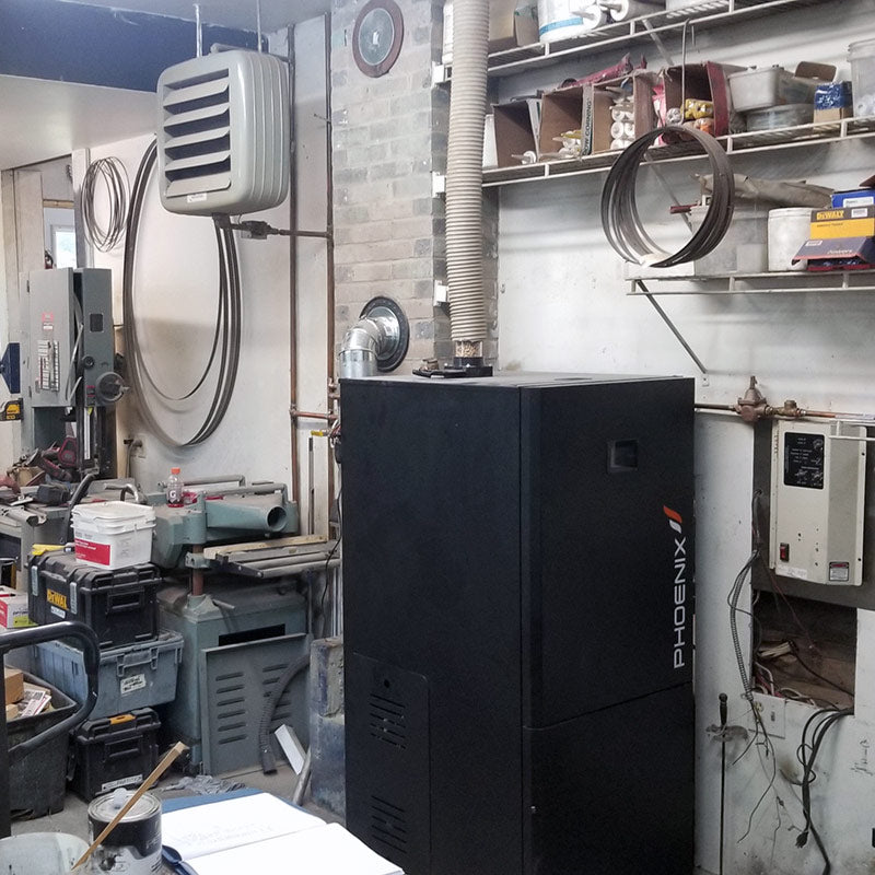 APOLLO Phoenix 50 Compact Pellet Boiler 170K BTU