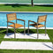 Panama Jack Boca Grande Stackable Dining Armchairs (Set of 2)