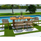 Panama Jack Corsica 7-Piece Rectangular Dining Set