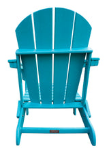 Panama Jack Polyresin Folding Teal Adirondack Chair
