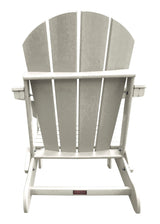 Panama Jack Polyresin Folding White Adirondack Chair
