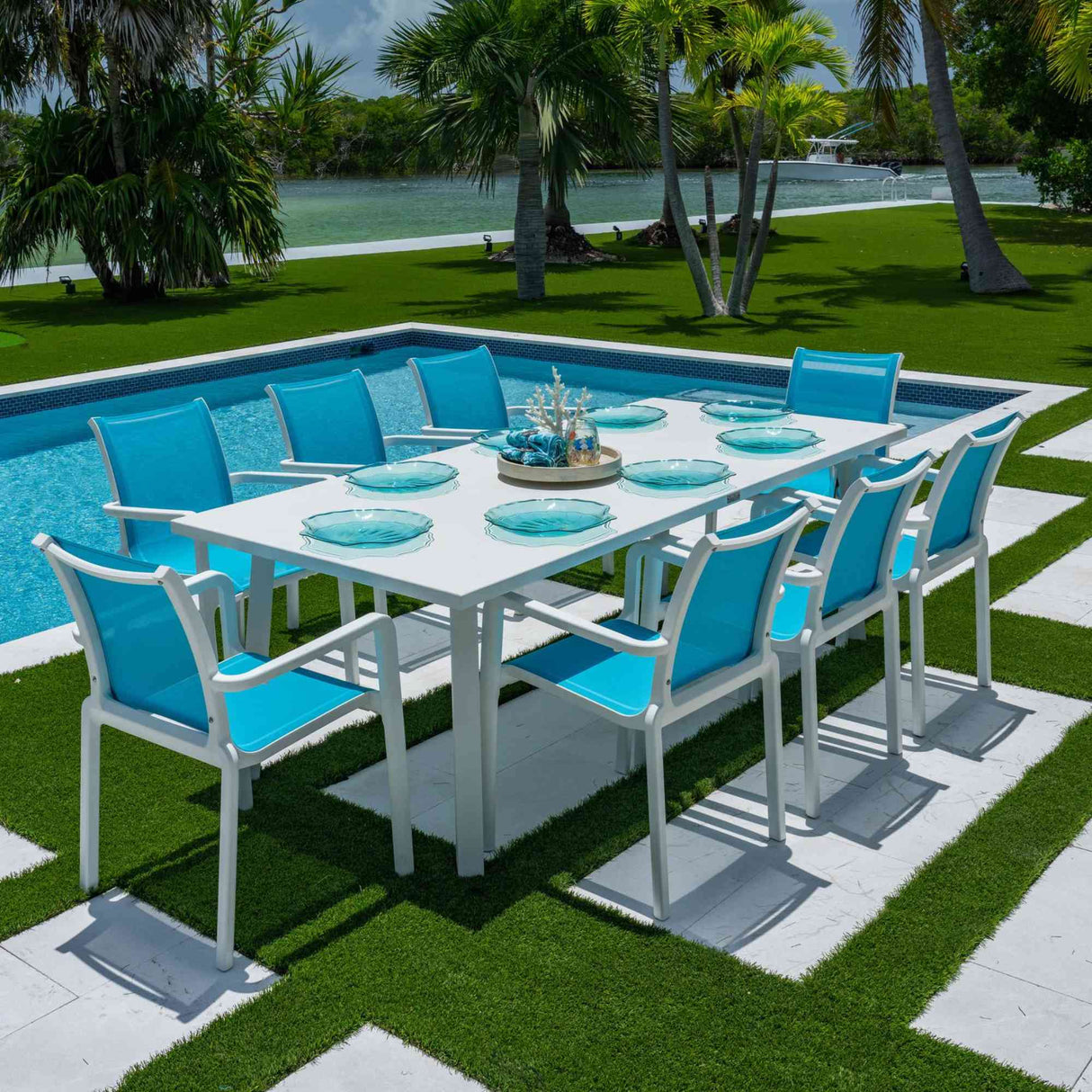 Panama Jack Abaco 9-Piece Dining Set