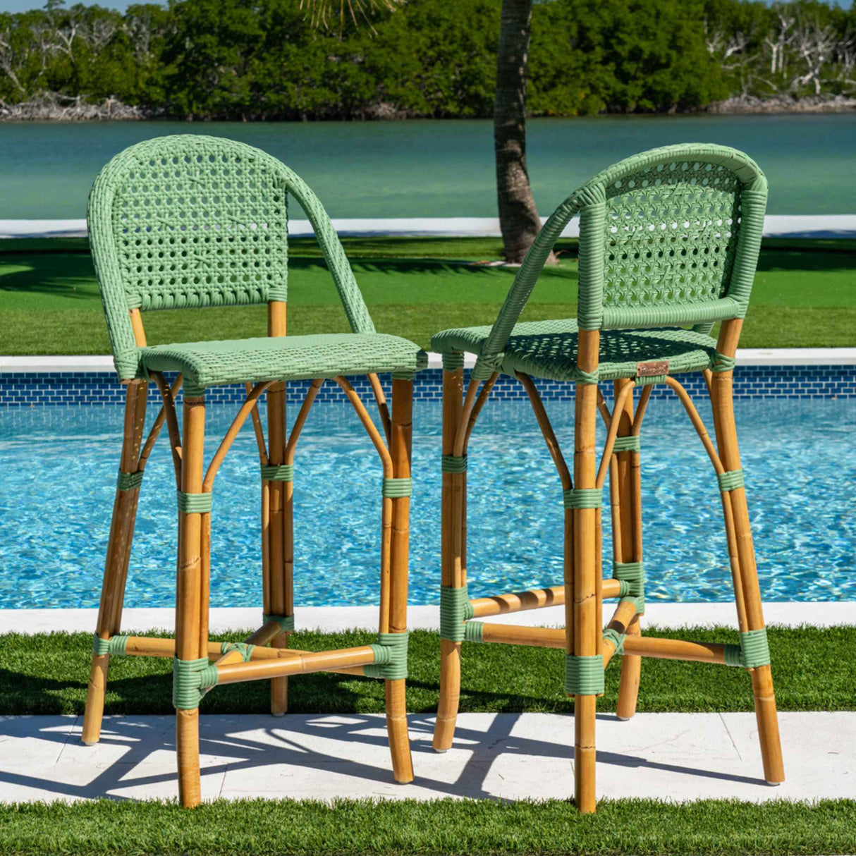 Panama Jack Set 2 Chloe Counter Stools