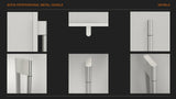 Fulgor Milano 700 Series 36" 21.54 Cu. Ft. Built-In Column Refrigerator Left Hinge F7SRC36S1-L