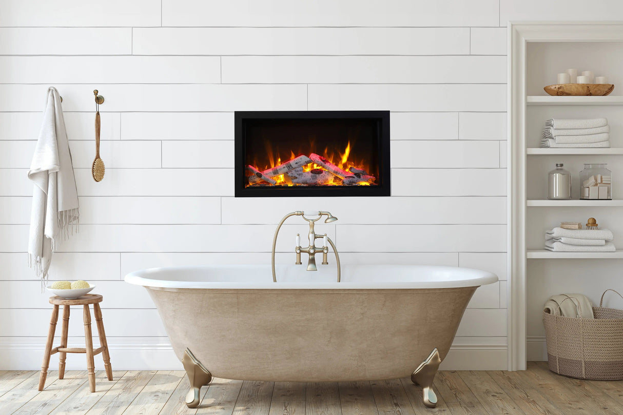 Amantii Panorama Deep & Extra Tall 40" Indoor/Outdoor Electric Fireplace BI-40-DEEP-XT