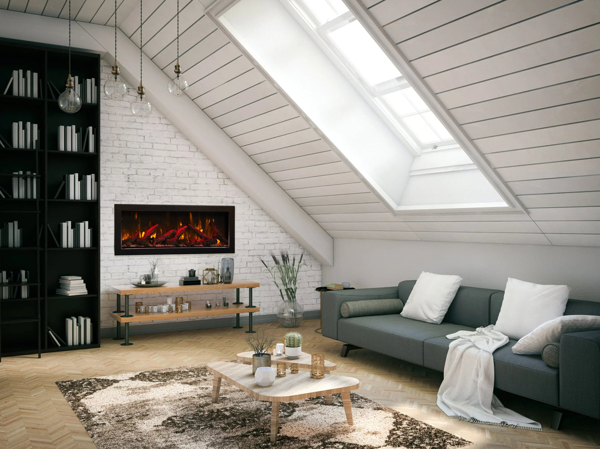 Amantii Panorama Deep 40" Indoor/Outdoor Electric Fireplace BI-40-DEEP-OD-LUMINA