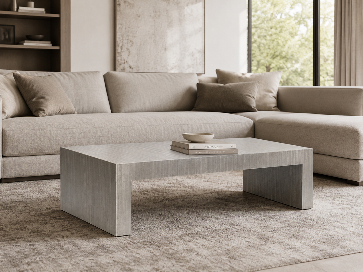Metall Paris Stainless Steel Coffee Table