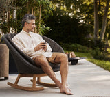 Peacock Outdoor Rocking Chair 5458RODGTRC-5458YS92