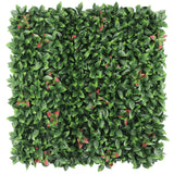 Designer Plants USA Artificial Photinia Hedge Panel 40 x 40 Commercial Grade UV Resistant