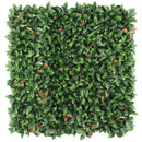 Designer Plants USA Artificial Photinia Hedge Panel 40 x 40 Commercial Grade UV Resistant