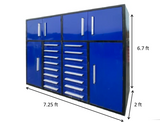 Chery Industrial 7ft Garage Storage Cabinet with 16 Drawers