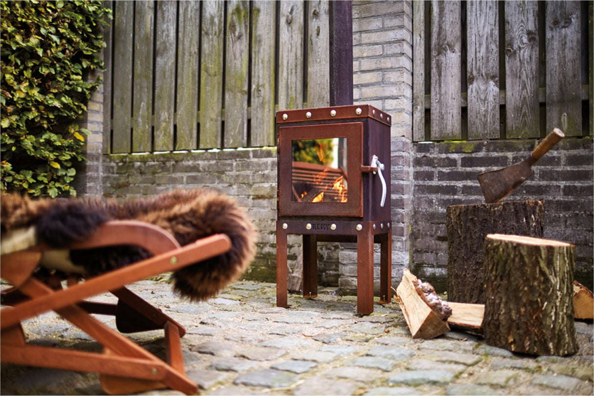 RB73 Piquia Compact Outdoor Wood Burning Stove 97563723