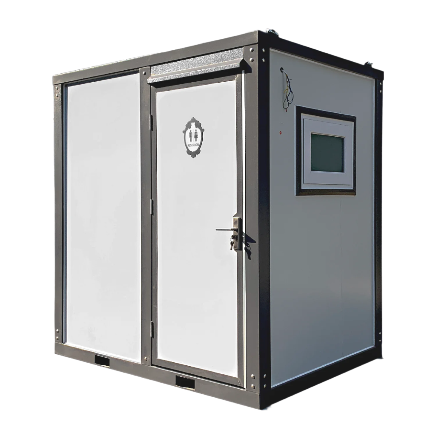 Chery Industrial  Bastone Portable Toilet with Shower Curtain Style