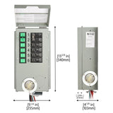 Nature's Generator 120V/240V 30A 6-Circuit Manual Transfer Switch