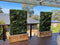 Designer Plants USA Garden of Eden 40"x40" Metal-Backed UV Fire-Resistant Green Wall