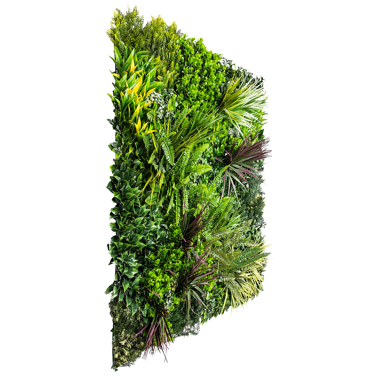 Designer Plants USA Luxury Urban Greenery Artificial Vertical Garden 40" x 40" 11SQ FT Commercial Grade UV Resistant