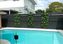 Designer Plants USA Luxury Snowy White Artificial Vertical Garden 40 x 40 Commercial Grade