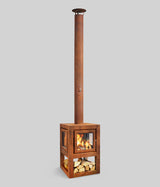 RB73 Quaruba L Outdoor Wood Burning Fireplace 97563788