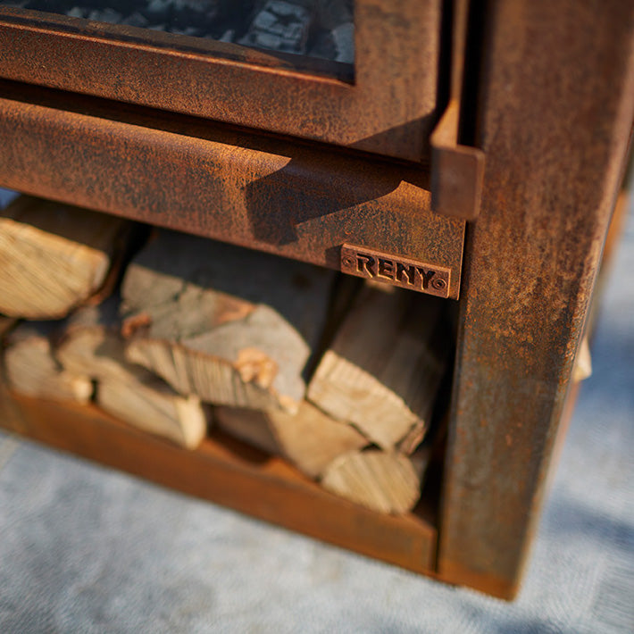 RB73 Quaruba L Outdoor Wood Burning Fireplace 97563788
