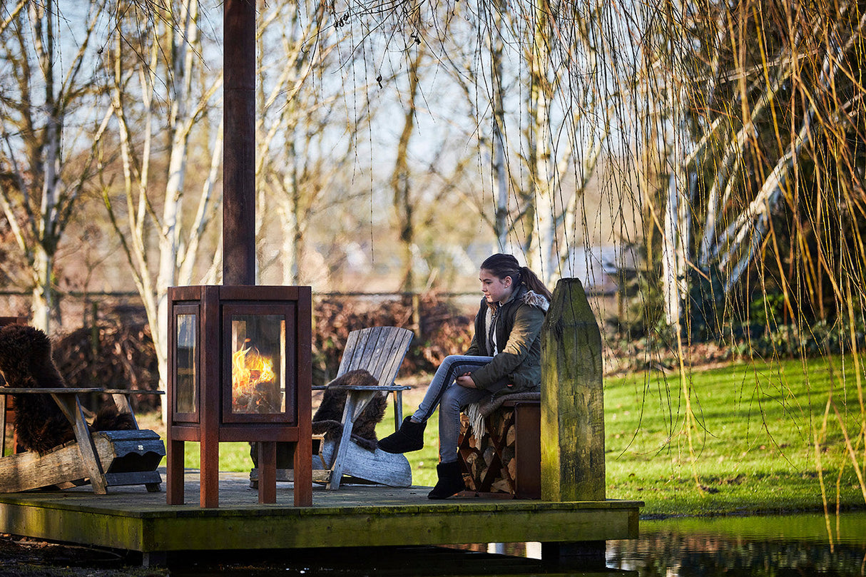 RB73 Quaruba XXL Outdoor Wood Burning Fireplace 97563717