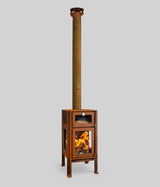 RB73 Quercus Outdoor Wood Burning Fireplace Oven 97563722