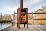 RB73 Quercus Outdoor Wood Burning Fireplace Oven 97563722