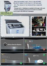 Katool Fully Automatic R-1234YF Recovery, Recycle & Recharge DUAL Machine KT-AC2100