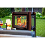Fennek 80 4-Sided Glass Outdoor Fireplace FENNEK-80-4