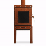 Piquia Compact CorTen Steel Wood Stove PIQUA