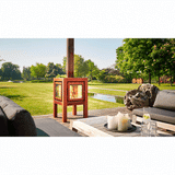 Quaruba L 3-Sided Glass Outdoor Fireplace QUARUBA-L-3