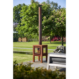 Quaruba L 3-Sided Glass Outdoor Fireplace QUARUBA-L-3
