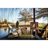 Quaruba XL 3-Sided Glass Outdoor Fireplace QUARUBA-XL-3