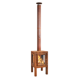 Quaruba XL Mobile 4-Sided Glass Outdoor Fireplace QUARUBA-XL-4M