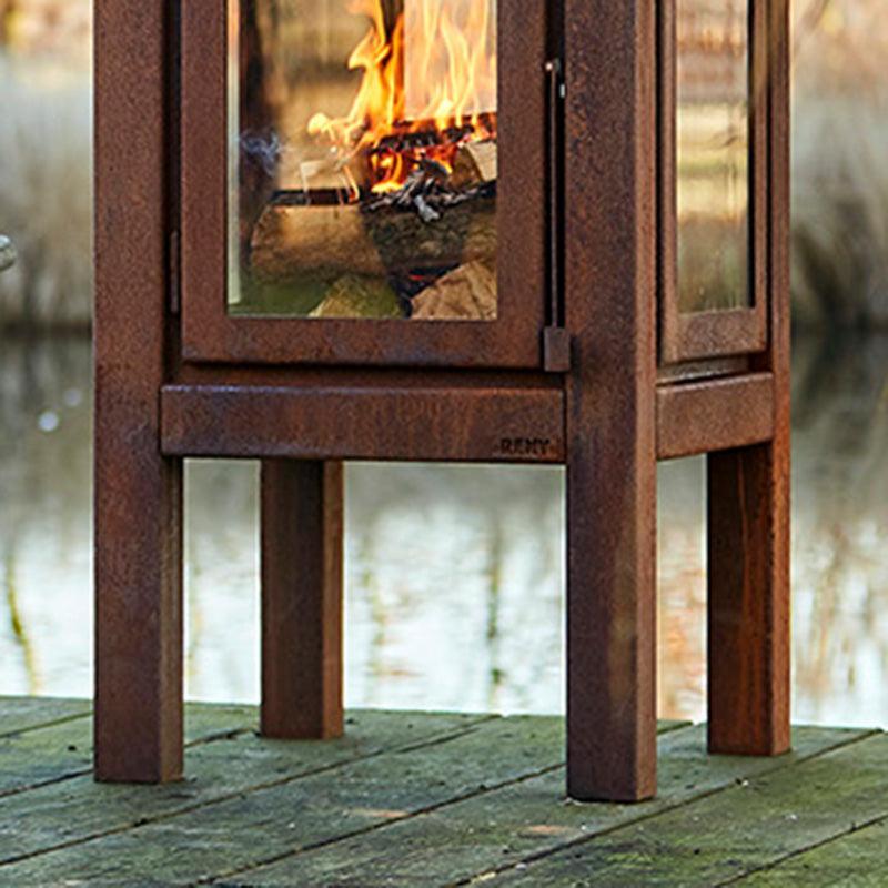 Quaruba XXL 3-Sided Glass Outdoor Fireplace QUARUBA-XXL-3