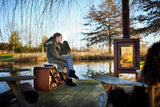 Quaruba XXL 3-Sided Glass Outdoor Fireplace QUARUBA-XXL-3