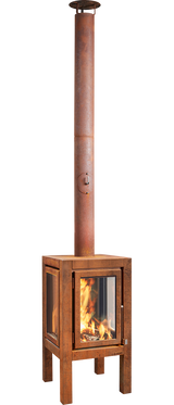 Quaruba XXL 3-Sided Glass Outdoor Fireplace QUARUBA-XXL-3