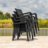 Rainbow Outdoor Alaska 4-Piece Seating Set - Anthracite