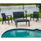 Rainbow Outdoor Alaska 4-Piece Seating Set - Anthracite