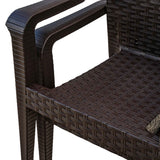Rainbow Outdoor Alaska 4-Piece Seating Set - Brown