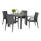 Rainbow Outdoor Alberta 5-Piece Dining Set-Anthracite
