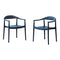 Rainbow Outdoor Kennedy Set of 2 Stackable Armchair-Anthracite