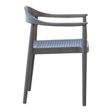 Rainbow Outdoor Kennedy Set of 2 Stackable Armchair-Cappuccino