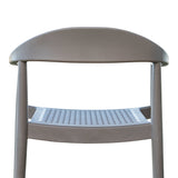 Rainbow Outdoor Kennedy Set of 2 Stackable Armchair-Cappuccino