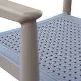 Rainbow Outdoor Kennedy Set of 2 Stackable Armchair-Cappuccino